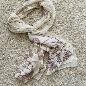 Harry Potter Marauders Map scarf